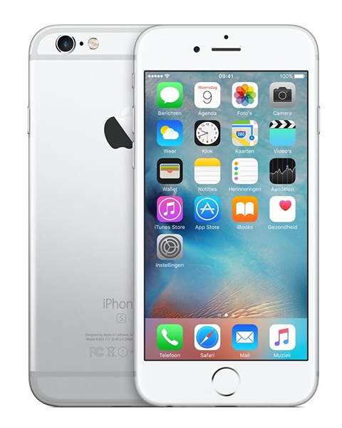Duiker Triviaal Oom of meneer iPhone 6s Zilver 128GB - Refurbished iPhone 6S kopen